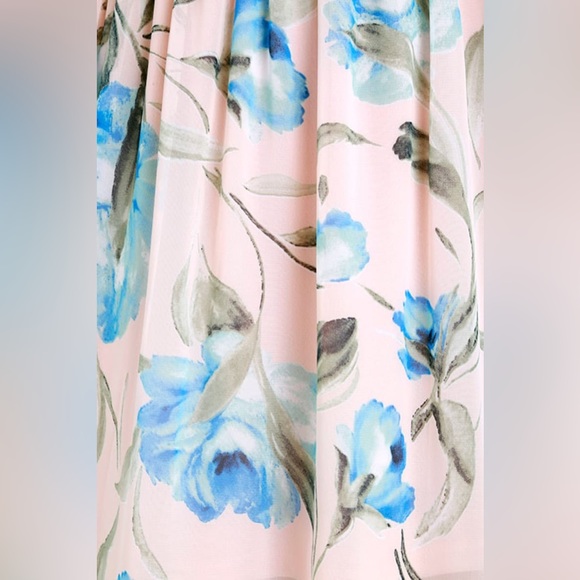 Lulu's Where Wildflowers Grow Peach Maxi Dress - Picture 6 of 8